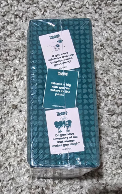 Talking Hearts Conversation Cards Couples Edition Game for Date Nights 200 Ques
