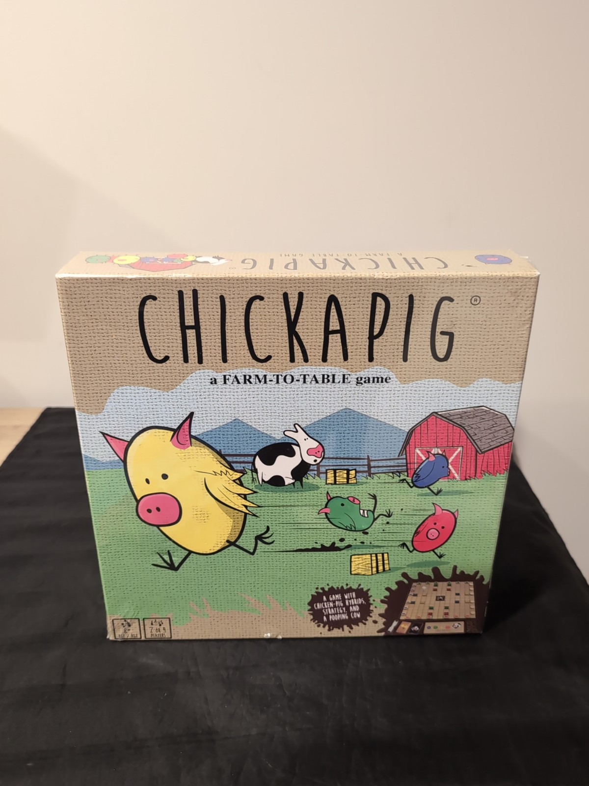 Chickapig Strategic Board Game Family Friendly Game For 2 or 4 Players