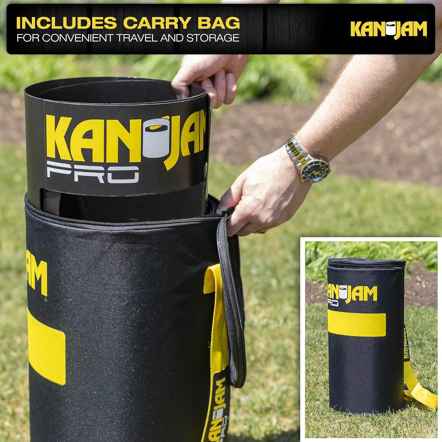 Kan Jam Classic Disc Toss Game – Portable Fun for Backyard & Beach Adventures