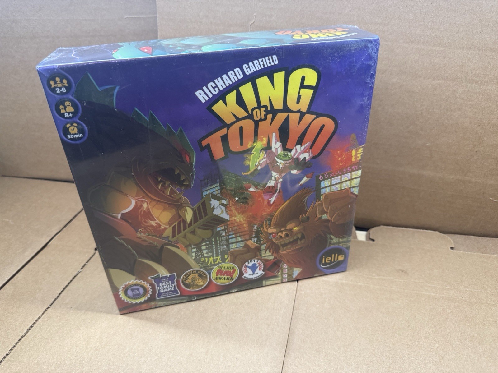 New Sealed King of Tokyo Monster Board Game Richard Garfield 2013 iello Strategy