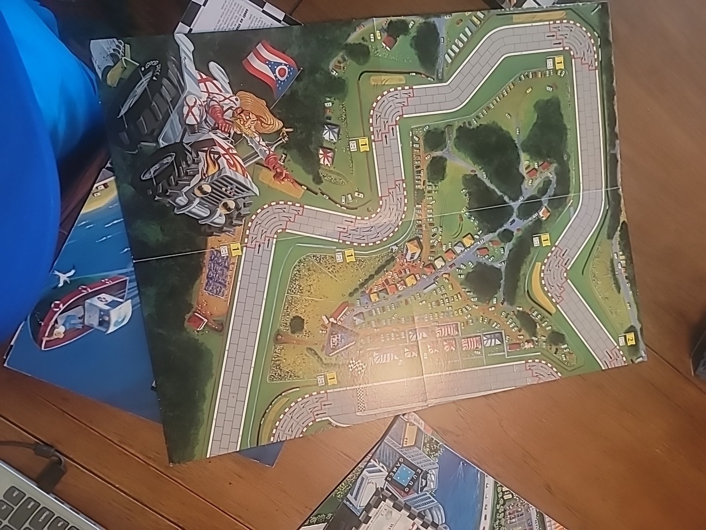 FORMULA DE Map Track Game Boards Detroit-Lexington-Atlanta-Datona 27/28/29/30