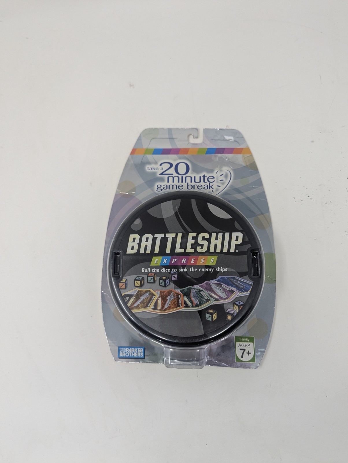 BattleShip Express 20 Minute Portable Game 2007 Hasbro Parker Bros New Sealed