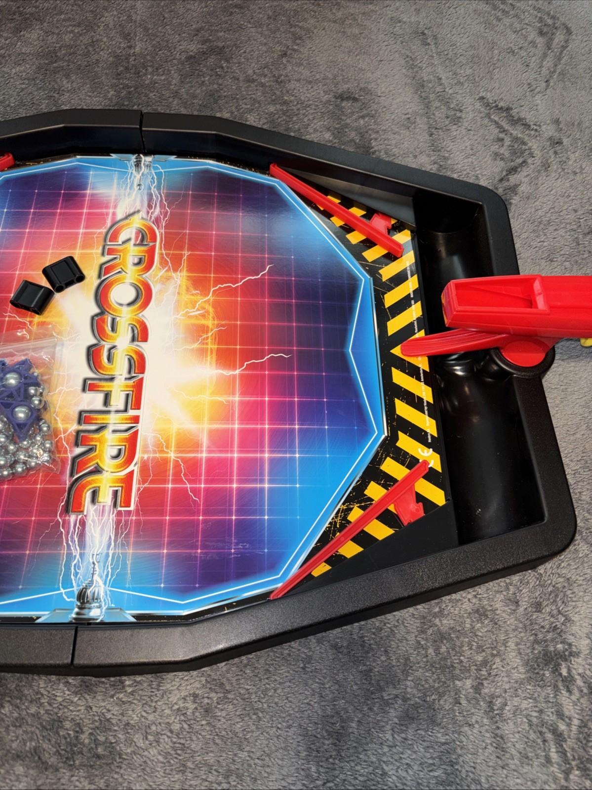 Crossfire Hasbro Rapid Fire Marble Launching Game 2016 w/ Original Box