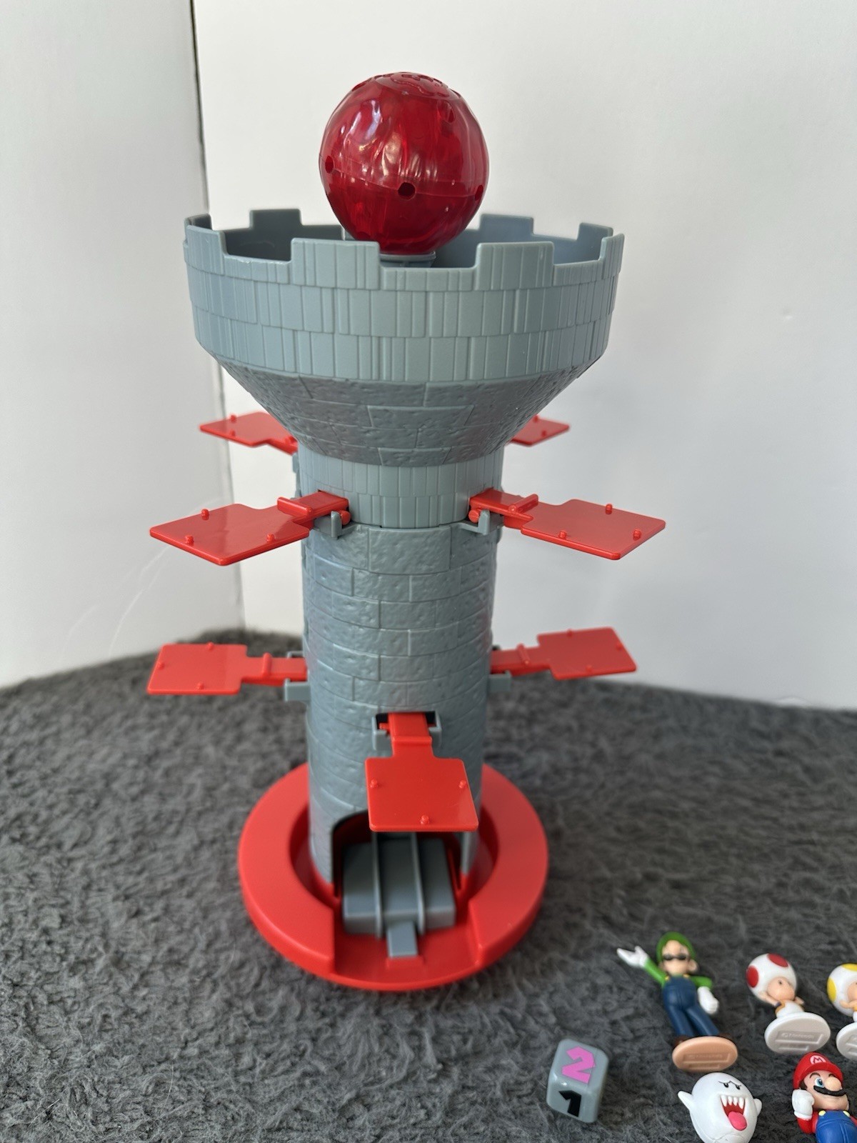 Super Mario Blow Up! Shaky Tower Balancing Game – Tabletop Skill and Action Game