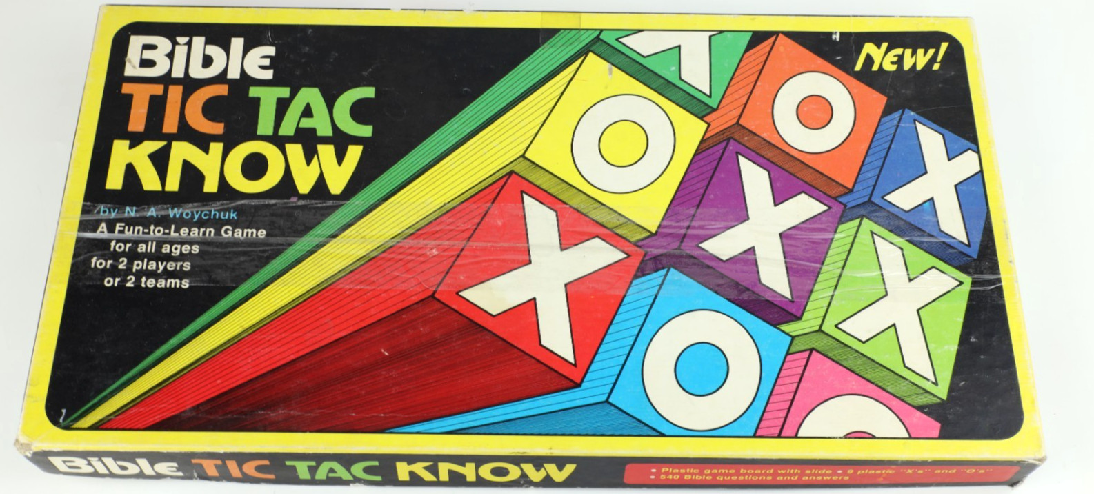 Vintage 1978 Tic Tac Know Bible Game
