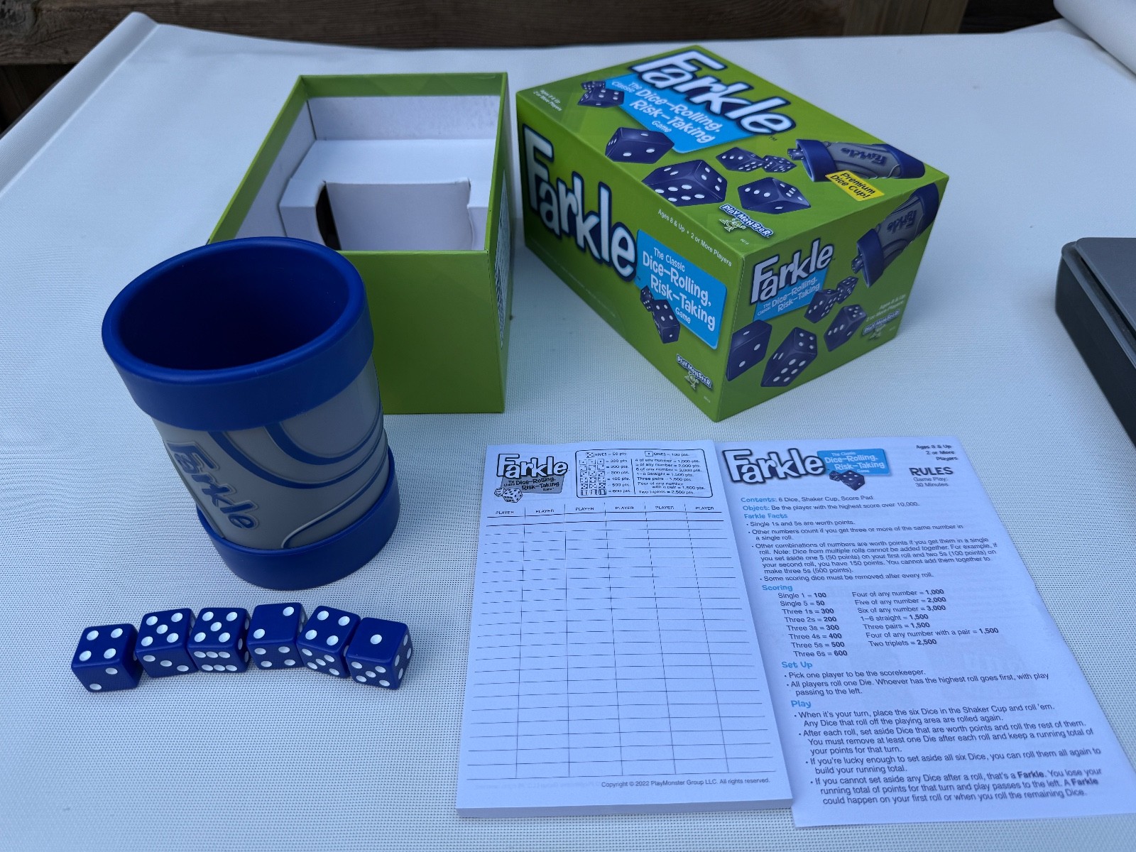 Farkle Classic Dice Game New open box