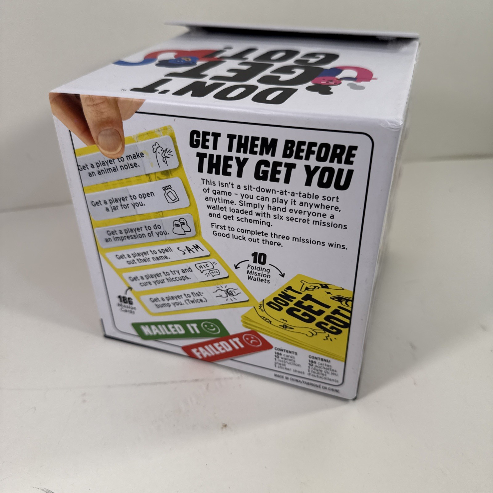 Big Potato Games – DON’T GET GOT! Board Game – White/Yellow – Dont Get Got