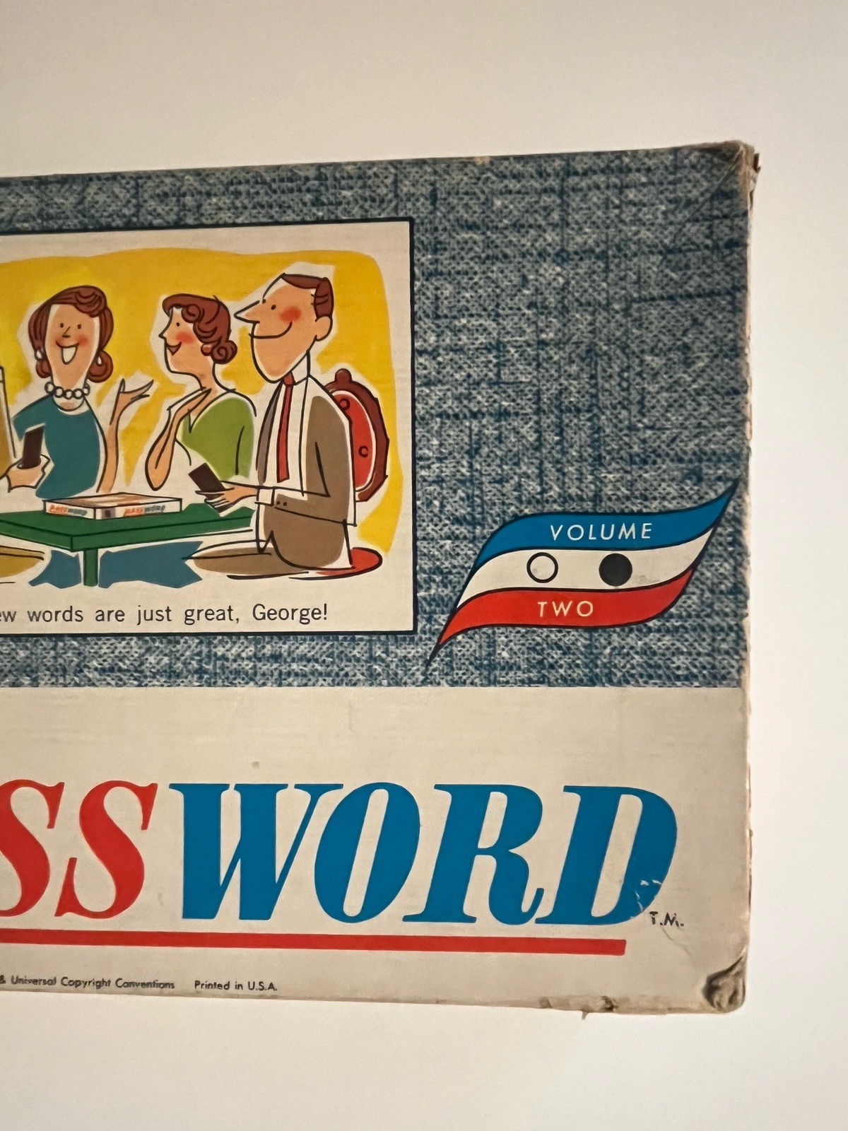 1962 Milton Bradley Password Game #4260 Volume 2 Complete Made In USA Vintage