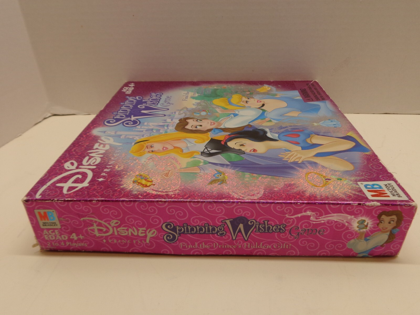 Disney Princess Spinning Wishes Game Milton Bradley 2004