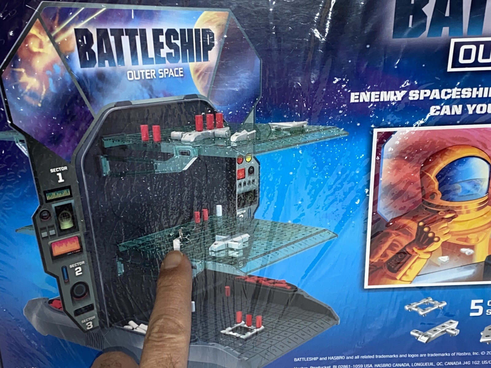 Battleship Outer Space 3D Battle for the Universe Board Game New Sealed Hasbro