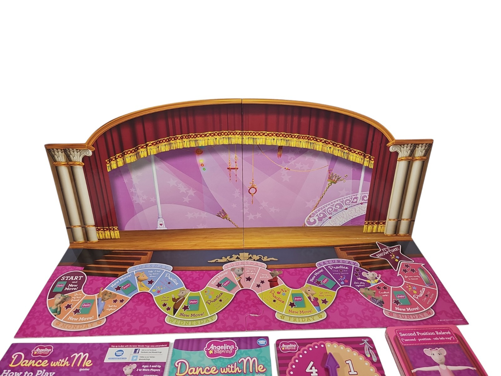 Angelina Ballerina Dance with Me Ballet Game W/ Bonus Cd Age 3+ Practice Routine