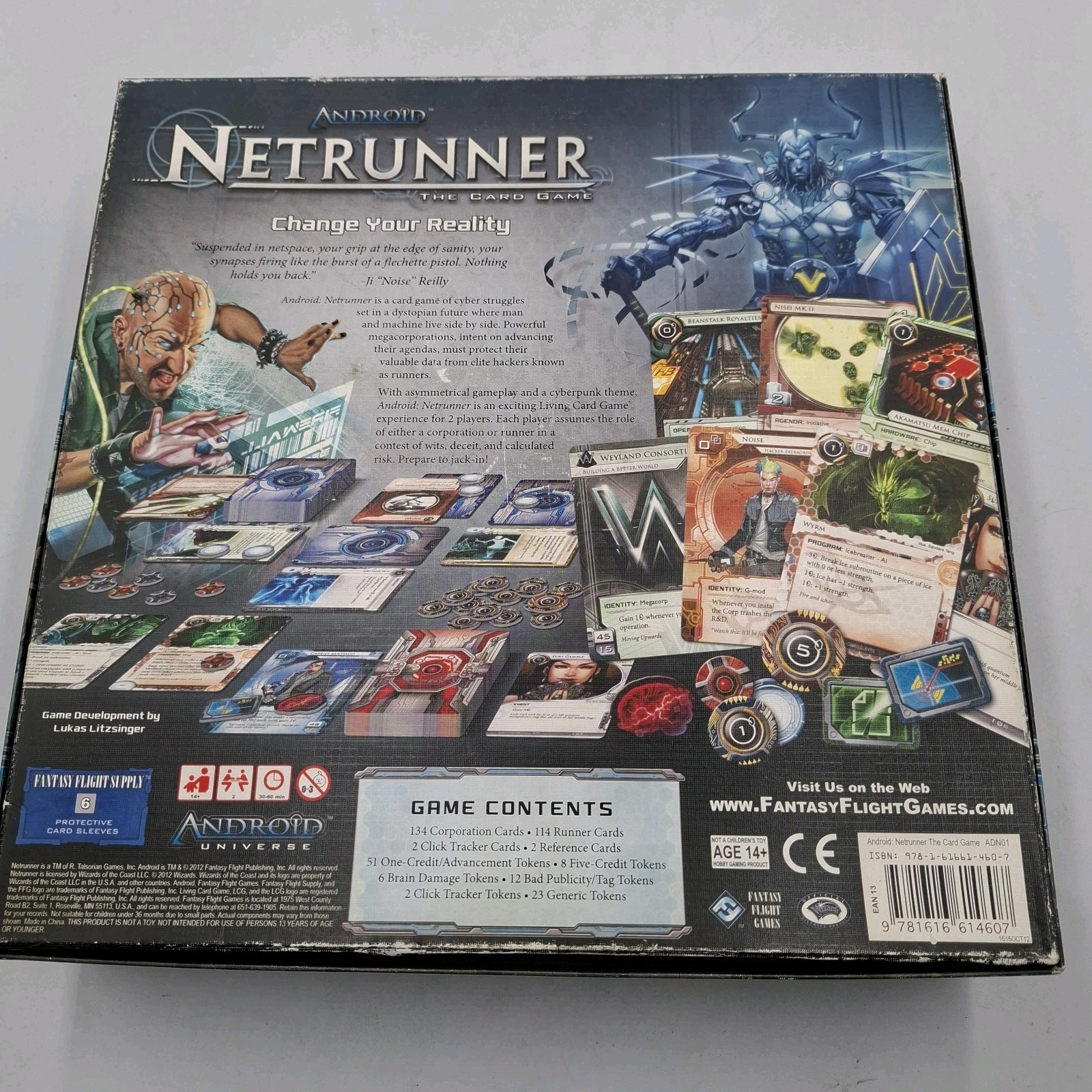 Android Netrunner Card Game Base Set 2012 Plus Expansion Cards INCOMPLETE