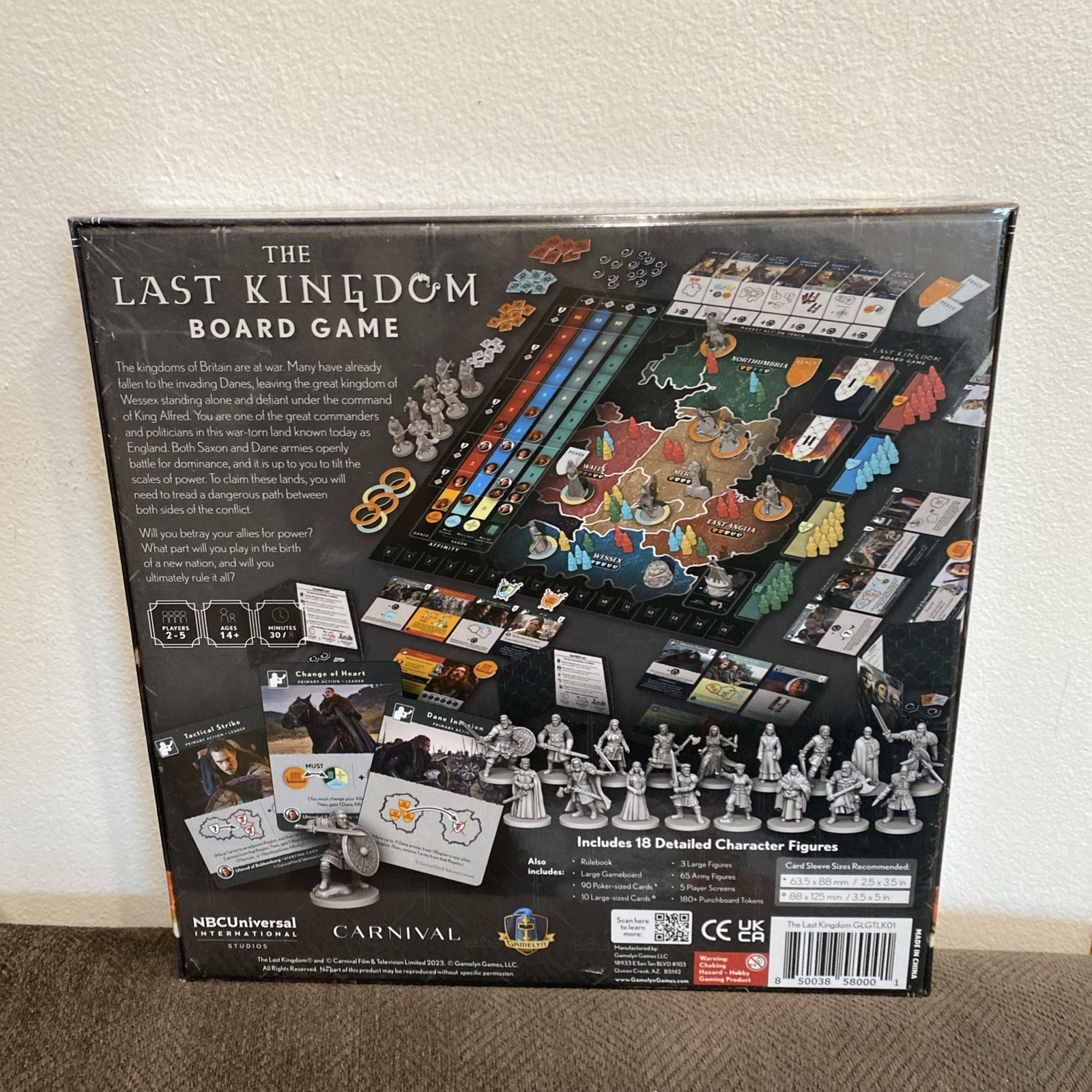 New Sealed The Last Kingdom Board Game By Gamelyn Games Strategy Netflix
