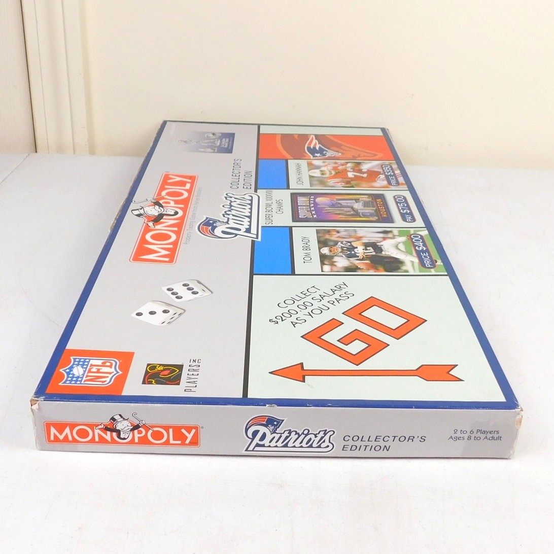 New England Patriots Monopoly Board Game Complete In Box USAopoly Vintage 2004