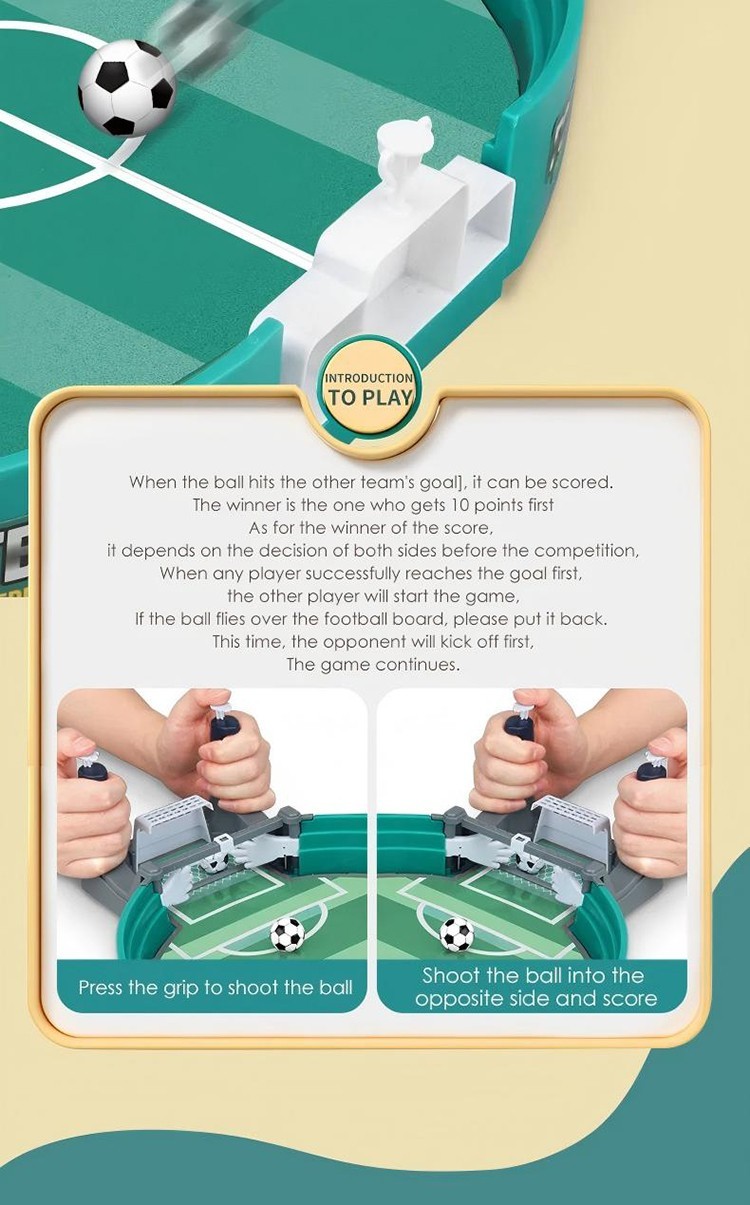 Football Board Game Desktop Interactive Soccer Toys Soccer Table for Family