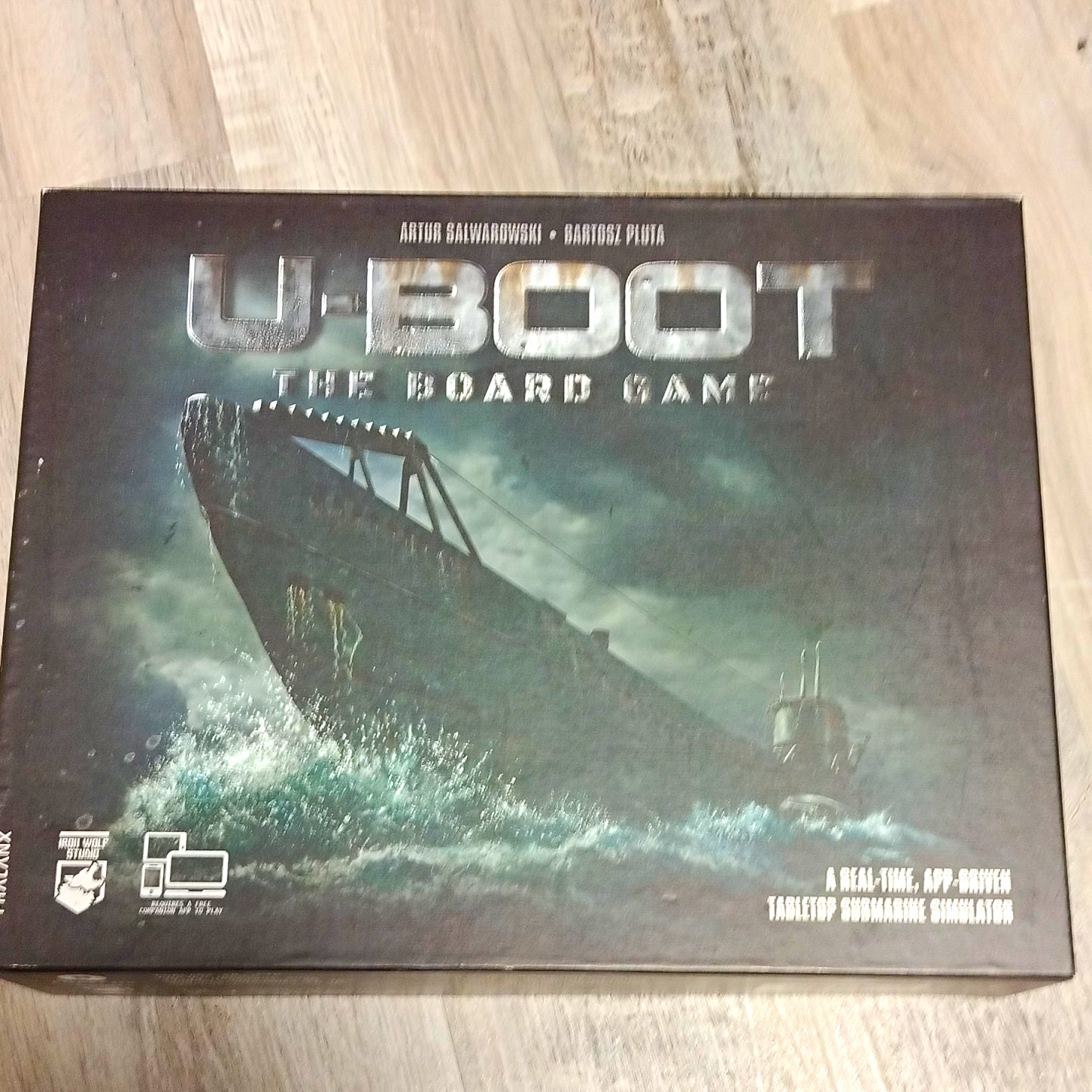 Phalanx U-BOOT: The Board Game App-Driven War Board Game Solo 1 Player 14+