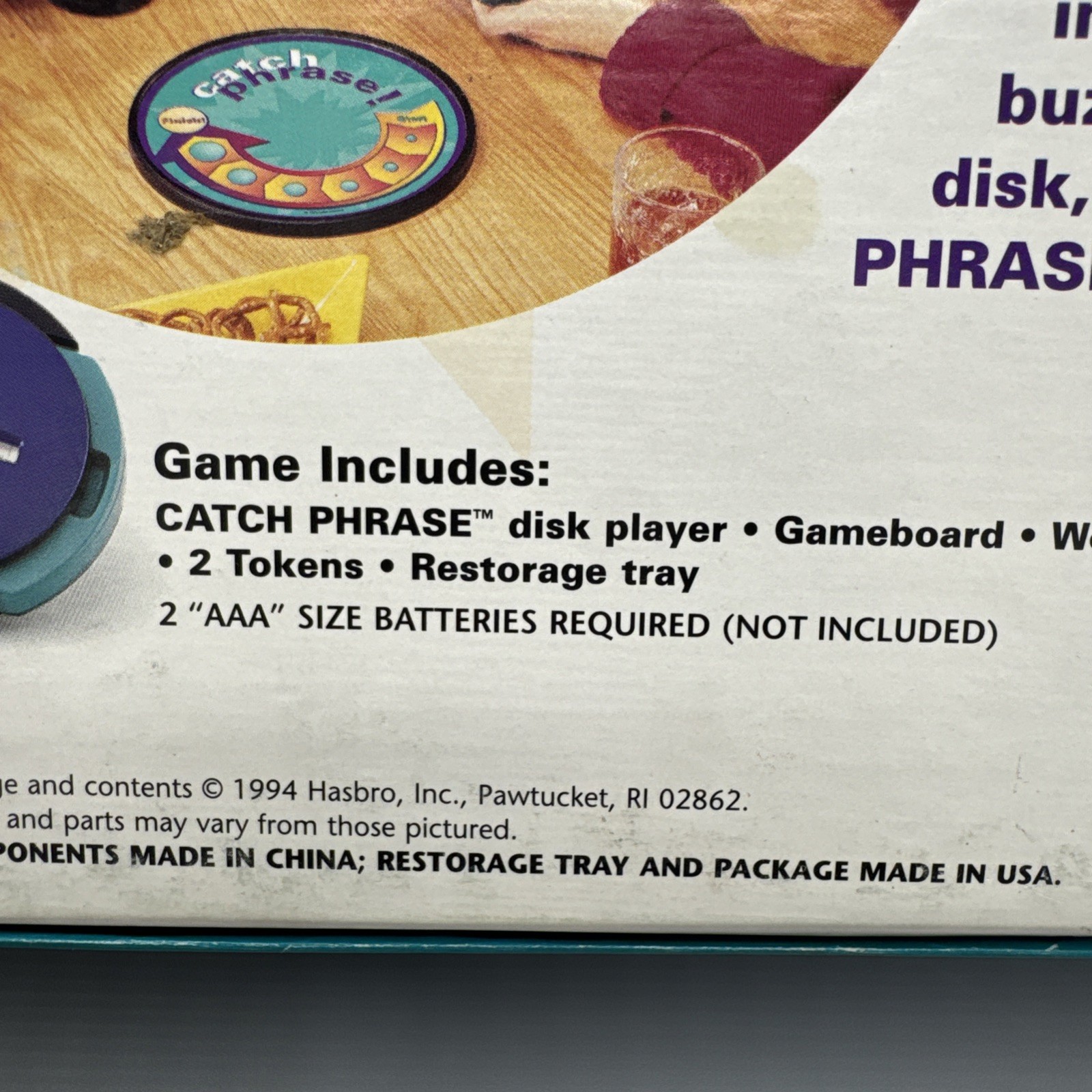 Catch Phrase Board Game 100% Complete 1994 Vintage Timer Tested & Works Fast