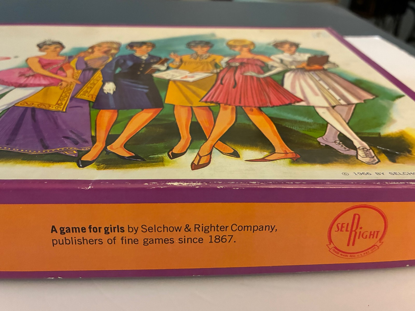Vtg 1966 What Shall I Be? Career Girls Board Game Complete Selchow Righter