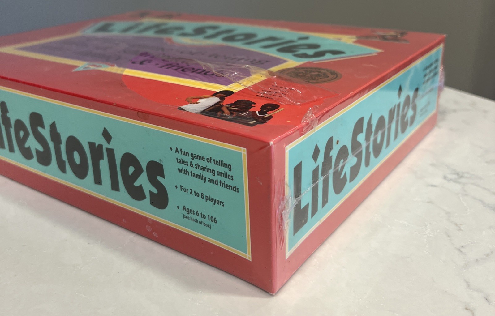 New LIFE STORIES Storytelling Game Telling Tales Sharing Smiles 1992 Sealed VTG