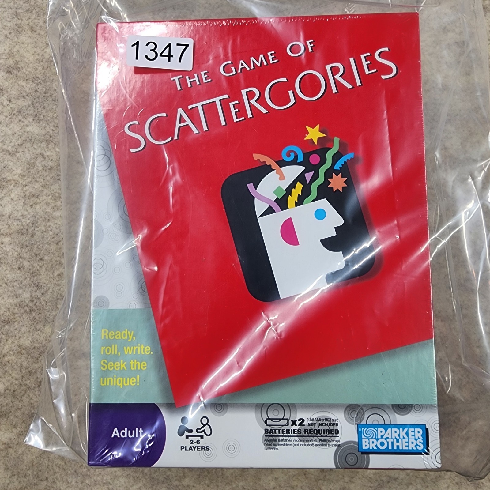 The Game of Scattergories 2009 Parker Brothers Brand New Sealed Complete Hasbro