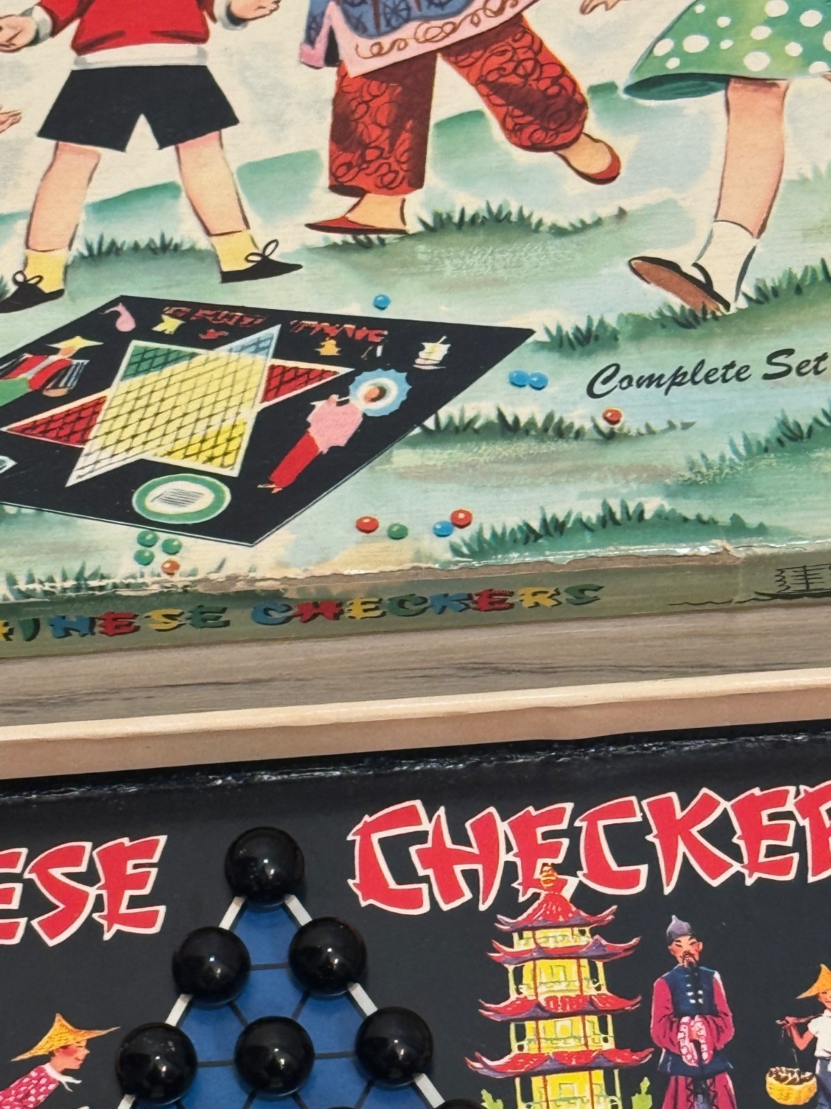 Whitman Chinese Checkers Board Game Vintage 1959