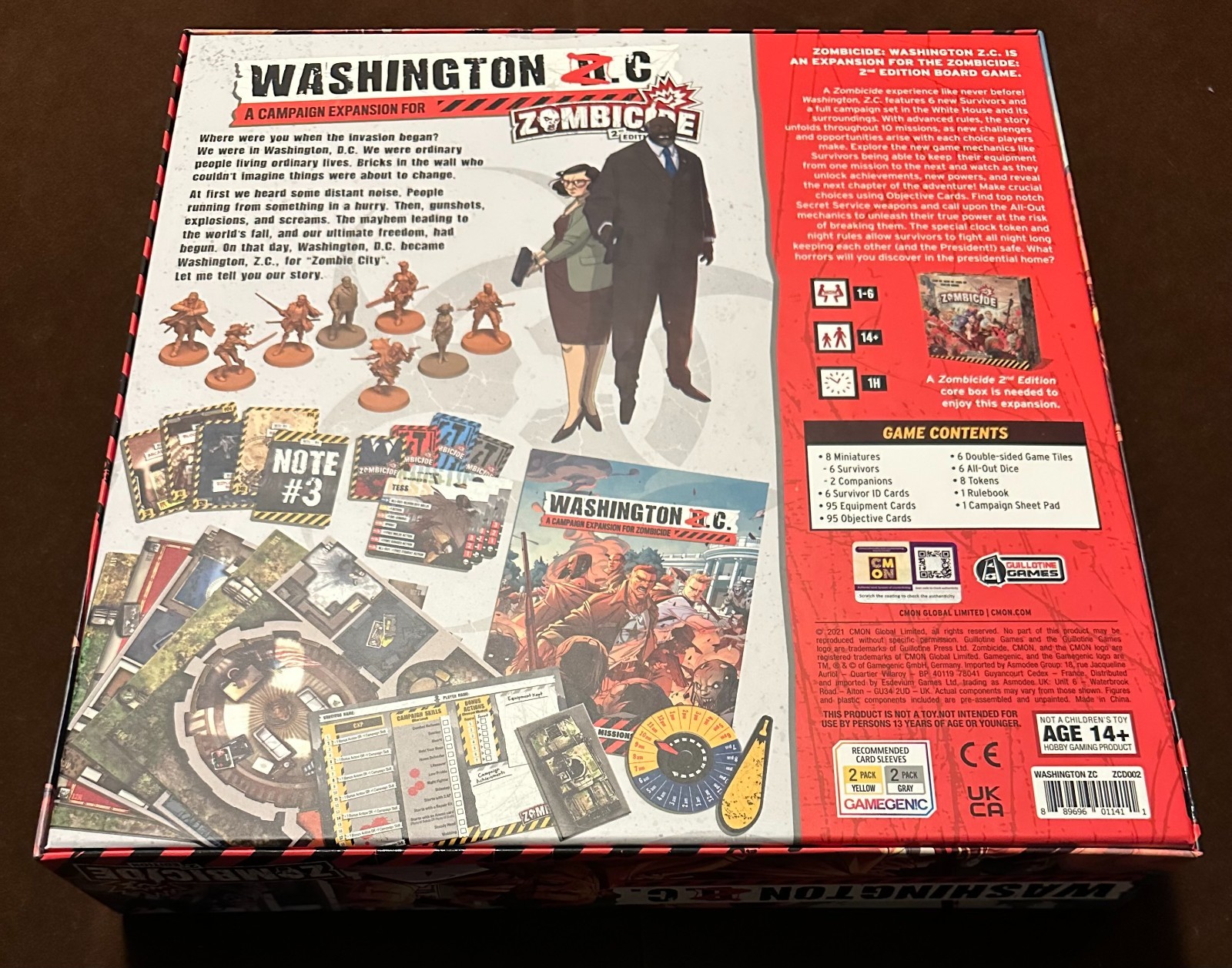 Zombicide 2nd Edition: Washington Z.C. Board Game NIB