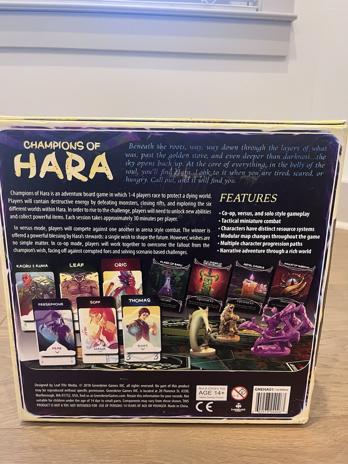 Champions of Hara 1st Edition Board Game by Greenbrier Games (Used)