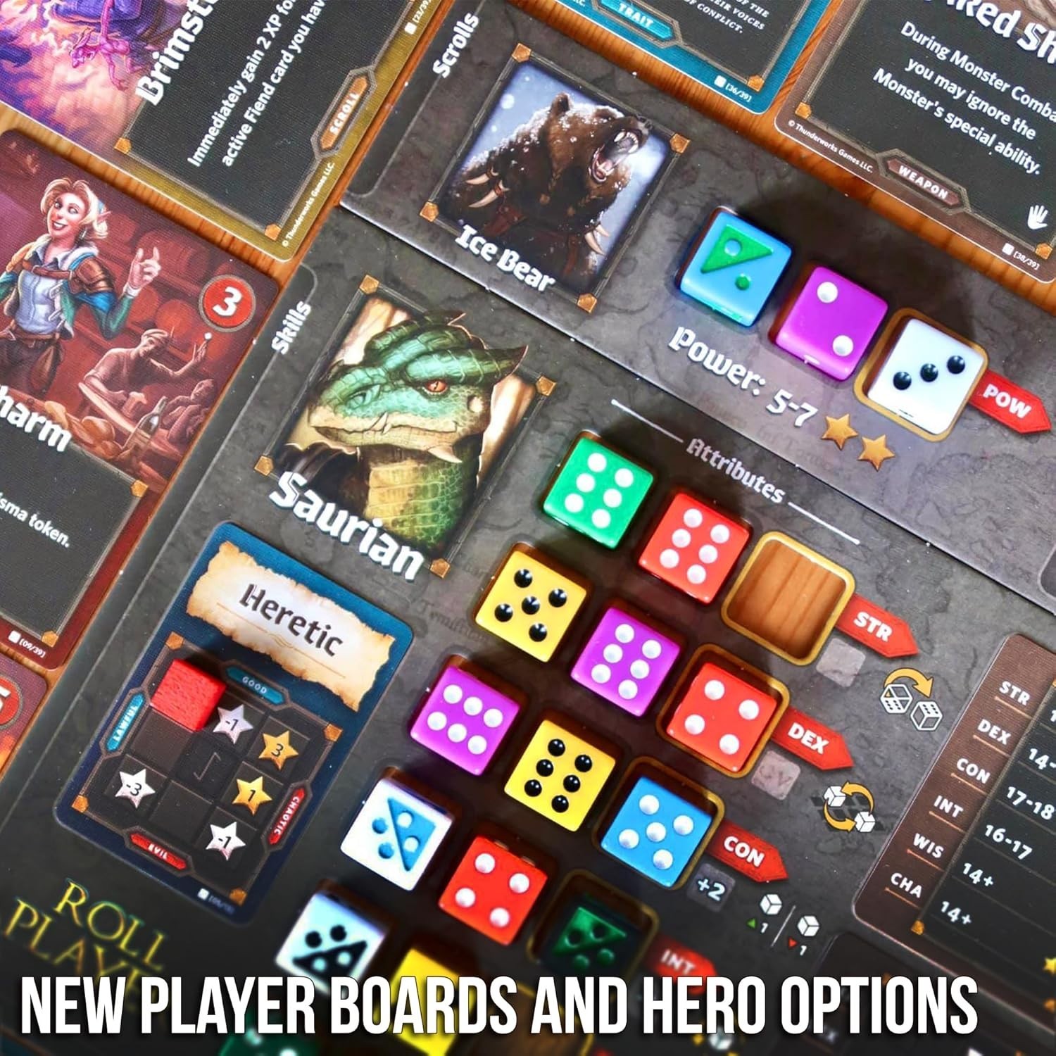 Roll Player Fiends & Familiars Big Box Edition Board Game Expansion 1-4P