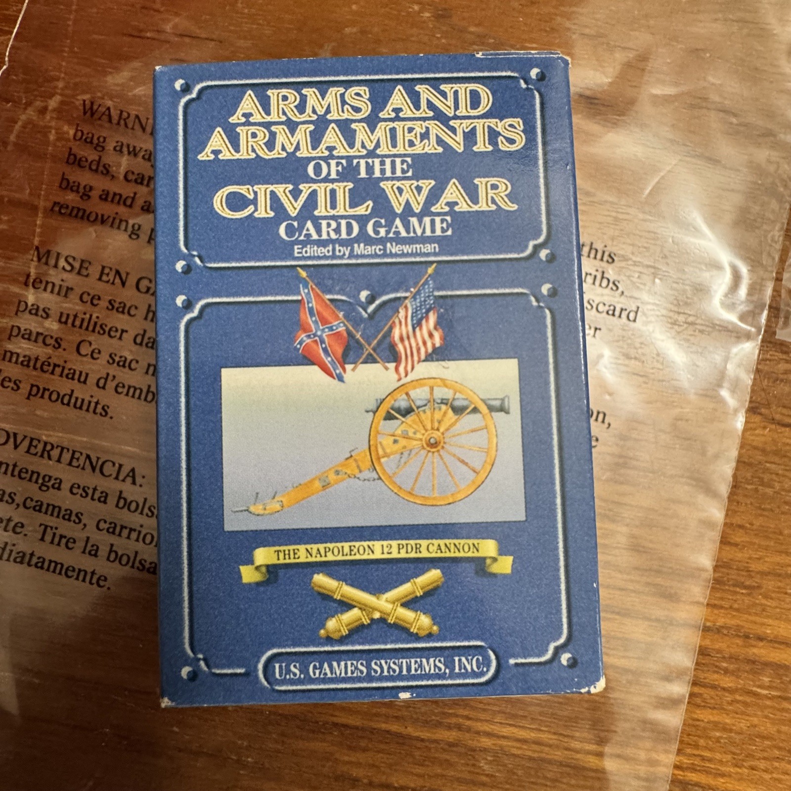 Arms And Armaments Of The Civil War Card Game By U.S. Games Systems, Inc 1995