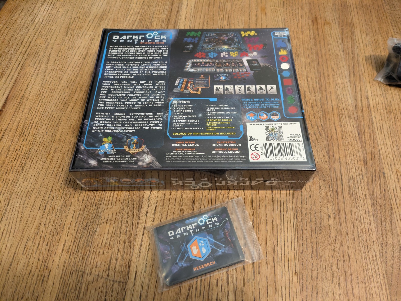 Darkrock Ventures sci-fi Board Game + EXPANSION PACK new in shrink Out Of Print