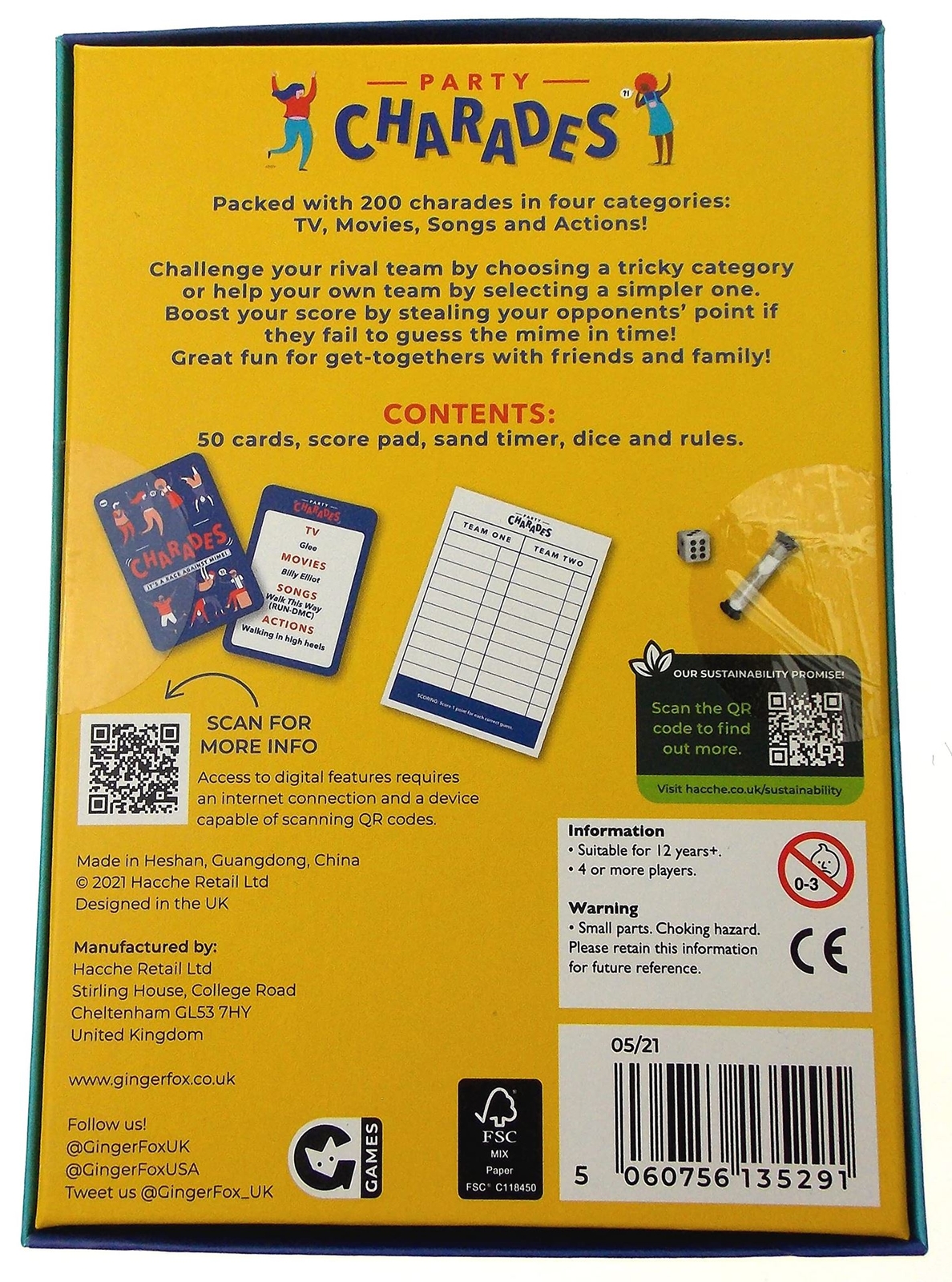 Party Charades This That & Everything Places Card Game TV Movies Songs Family