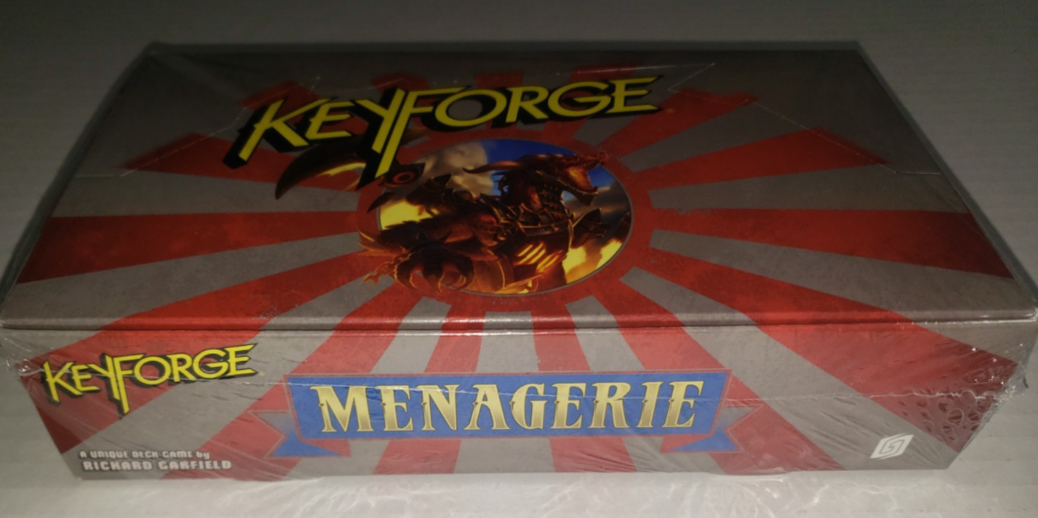 Keyforge: Menagerie Archon Deck Display Board Game New KFM01d Torn Plastic