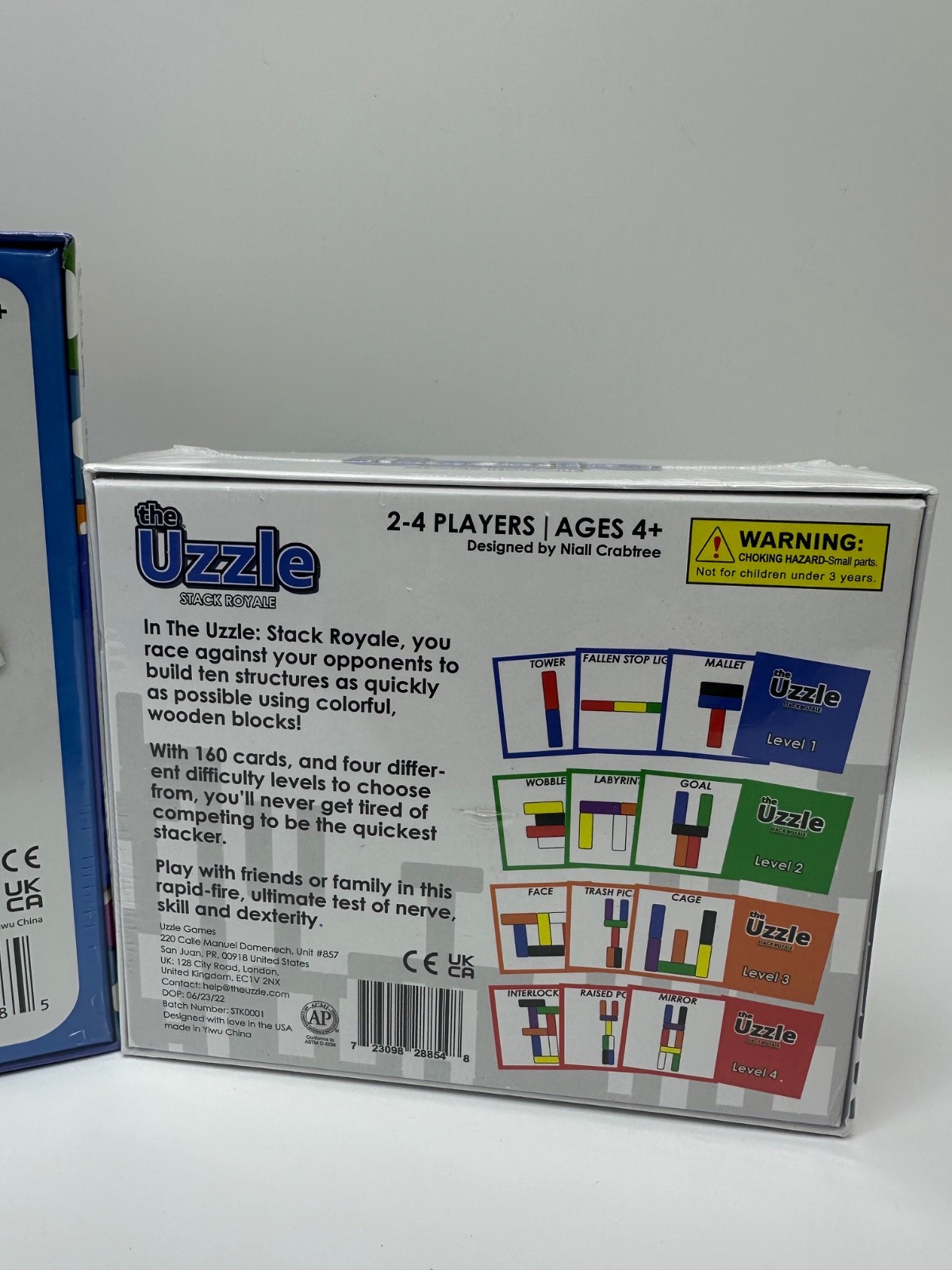 The Uzzle Stack Royale 3.0 by Uzzle Games (Bundle), Fun & Fast Family Board Game