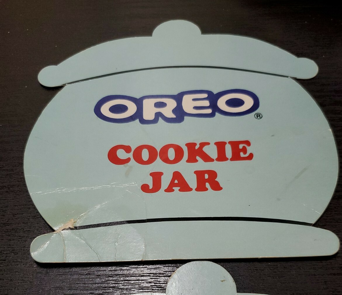 1987 Oreo Cookie Factory Memory Board Game 2 Replacement Jars pieces Parts