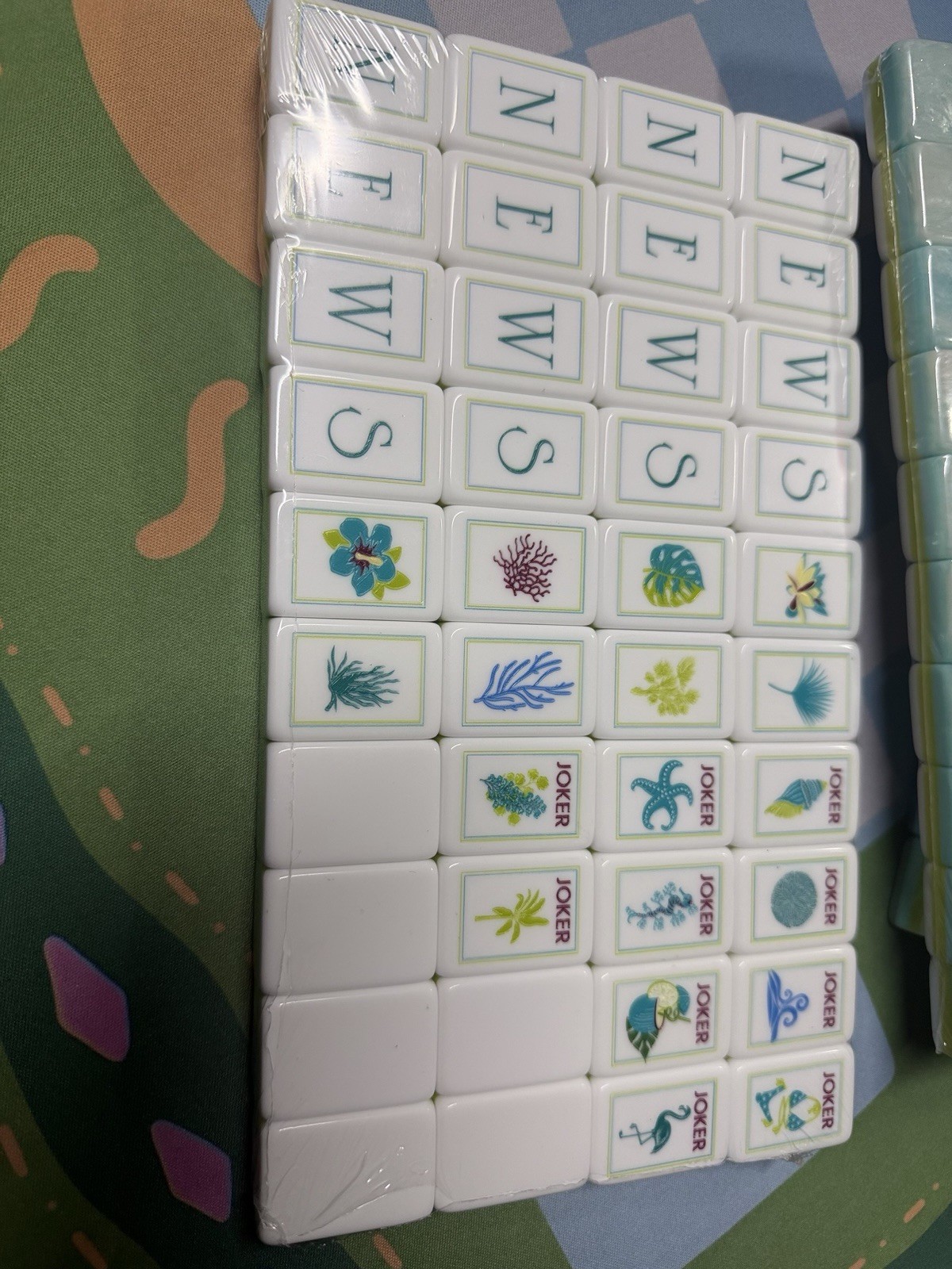 160 Mahjong Playing Tiles for American Style Game（47）