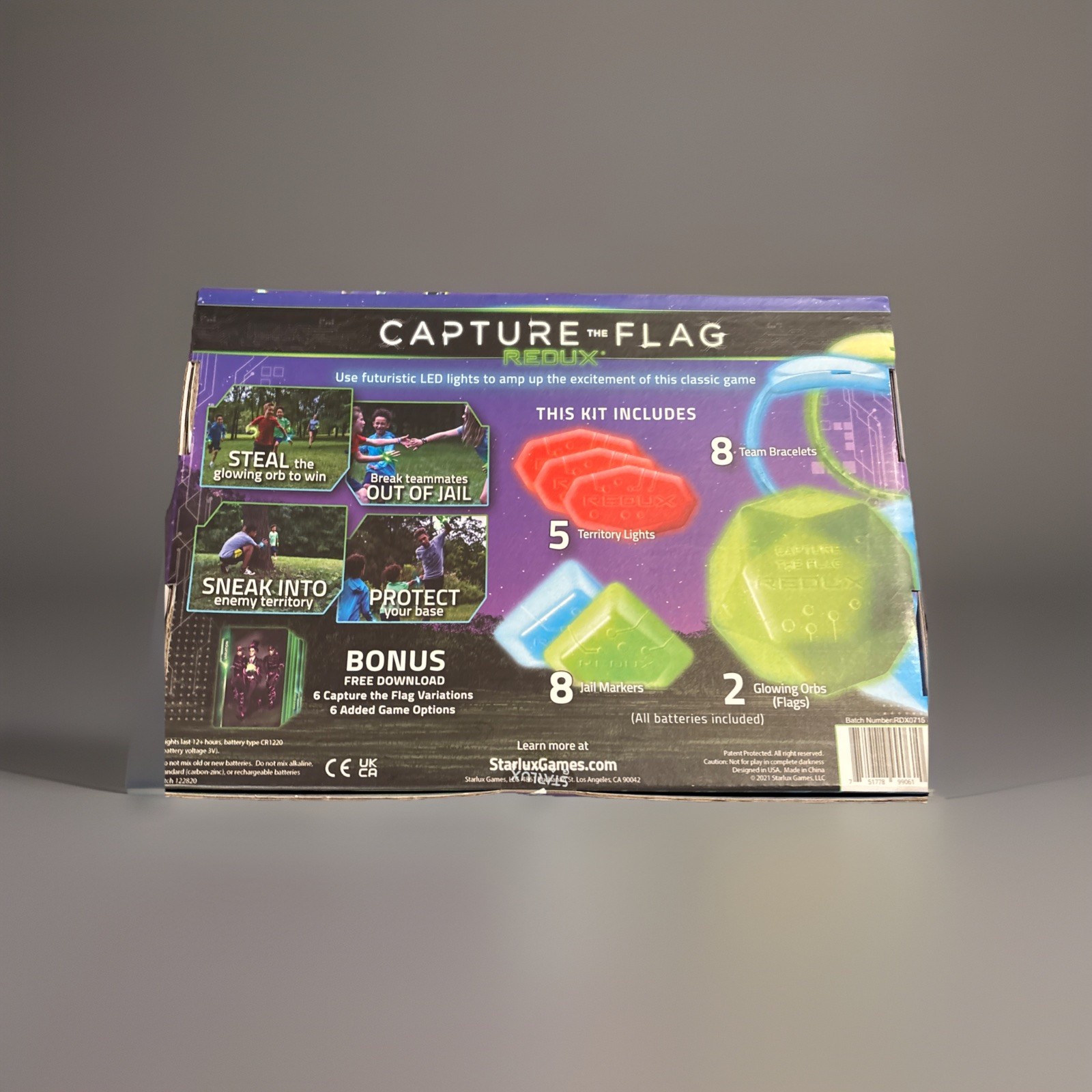 Capture The Flag Game Redux The Glow in The Dark Outdoor Game By Starlux NIB