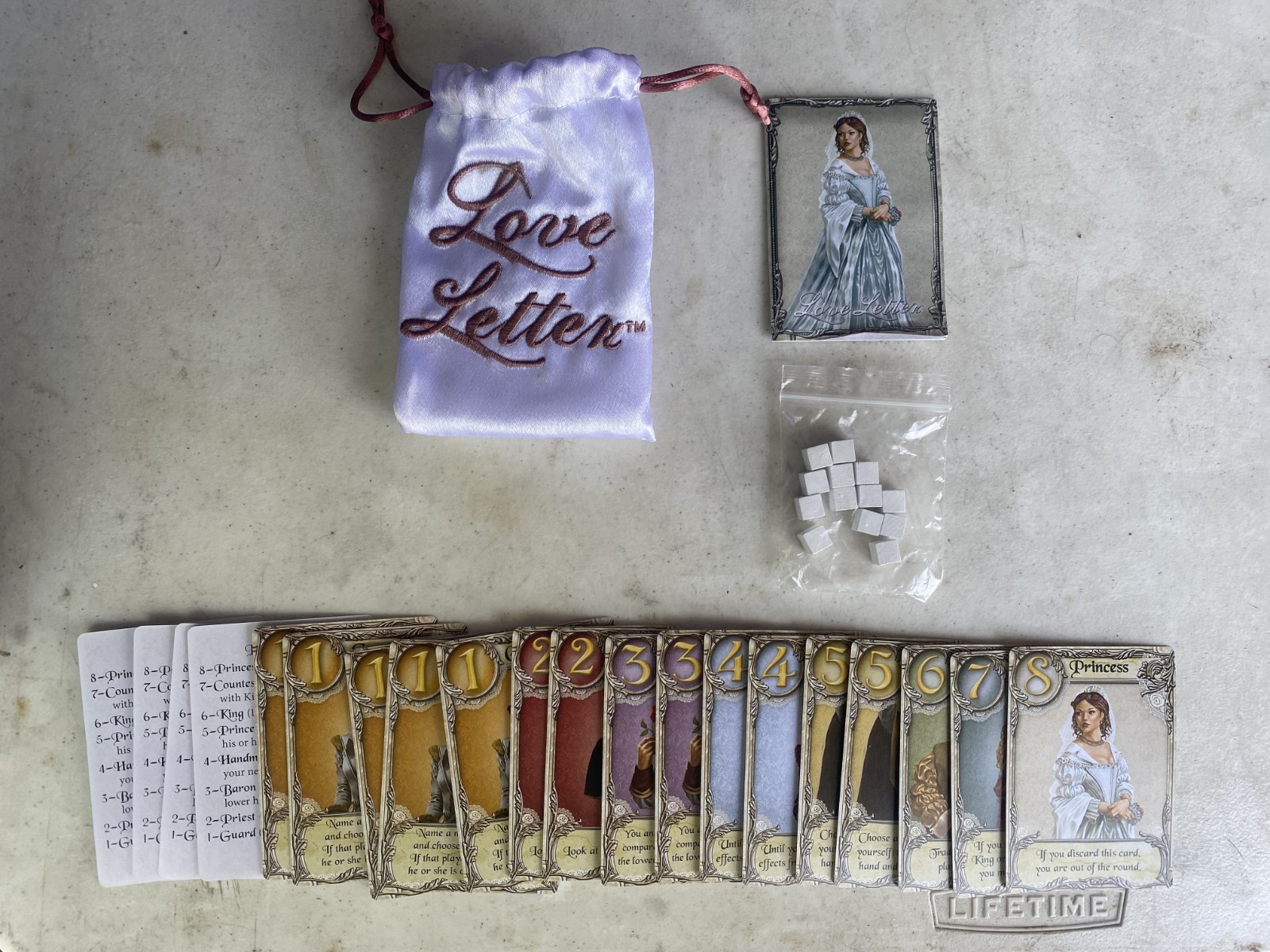 VERY RARE! Love Letter Wedding Edition AEG Games Seiji Kanai MINT CONDITION