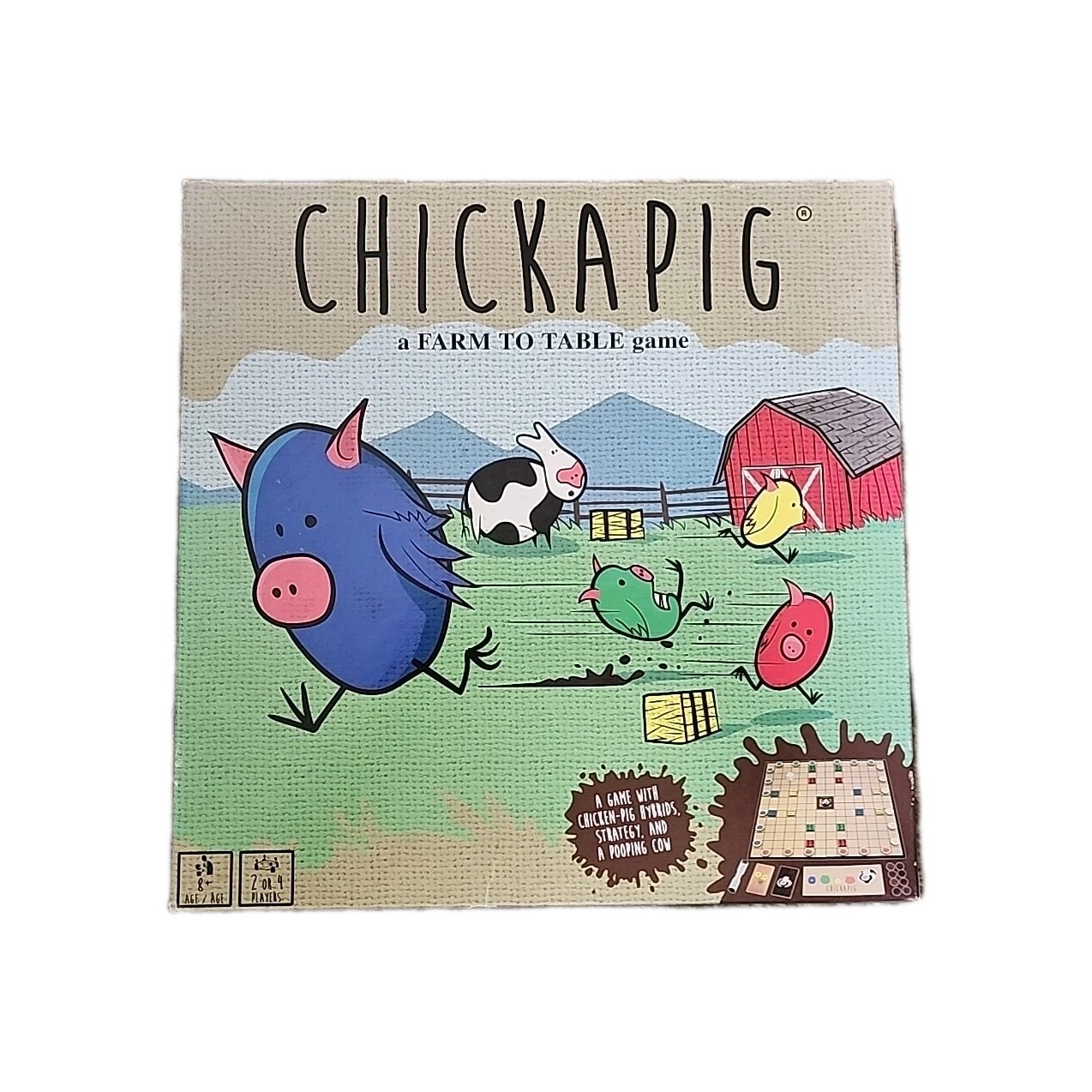 Chickapig Farm To Table Board Children’s Game Homeschool Educational Strategy