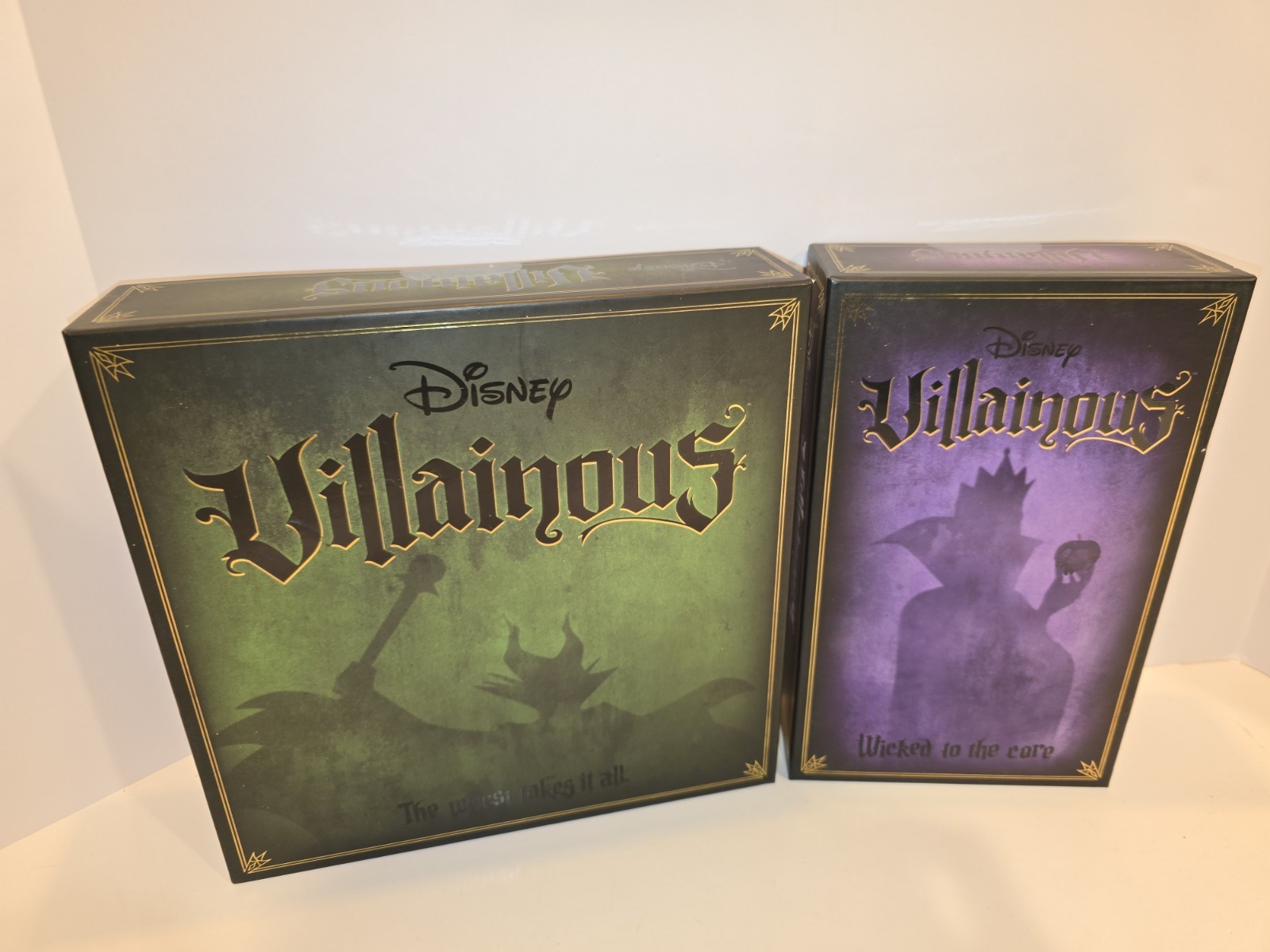 Disney Villainous Board Game 2 Game Lot Wicked To The Core Expansion
