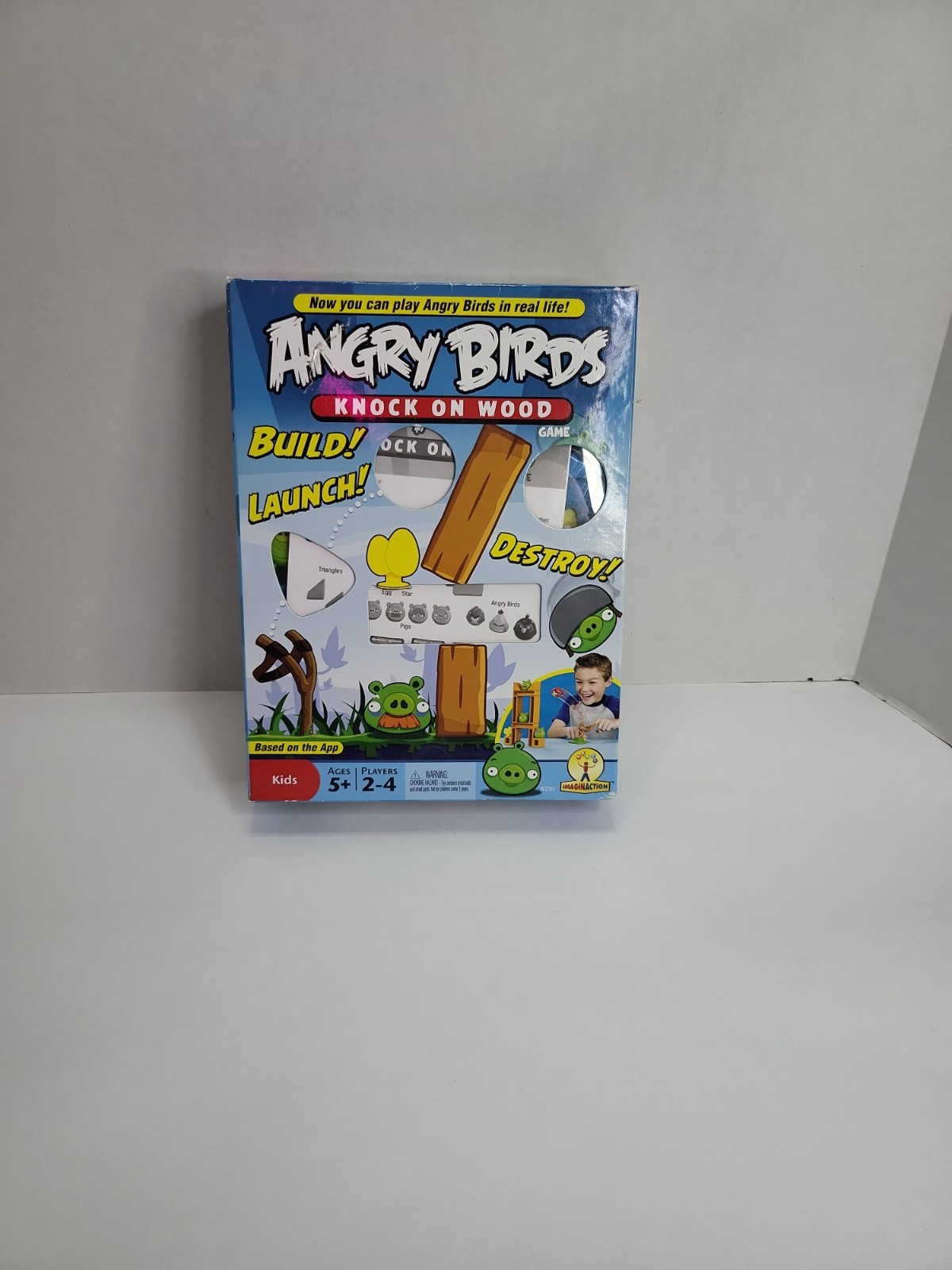Angry Birds Knock On Wood Board Game Mattel 2010 – 100% Complete