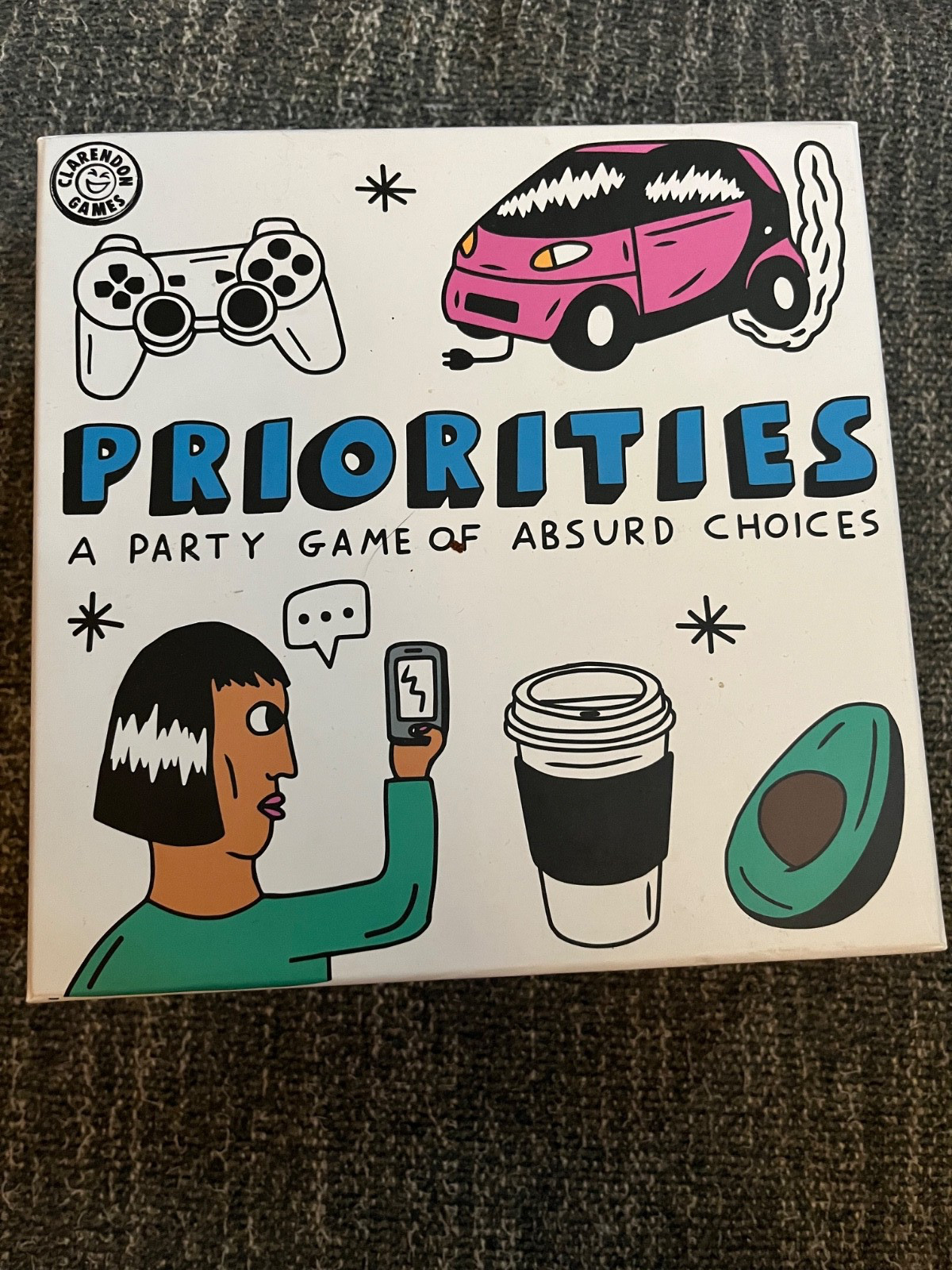 Priorities Party Game Of Absurd Choices For Ages 14+