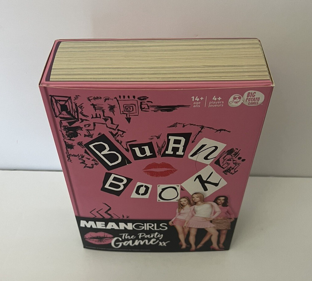 MEAN GIRLS Burn Book A Party Game Board Game Brand New! As seen on TIKTOK 14+