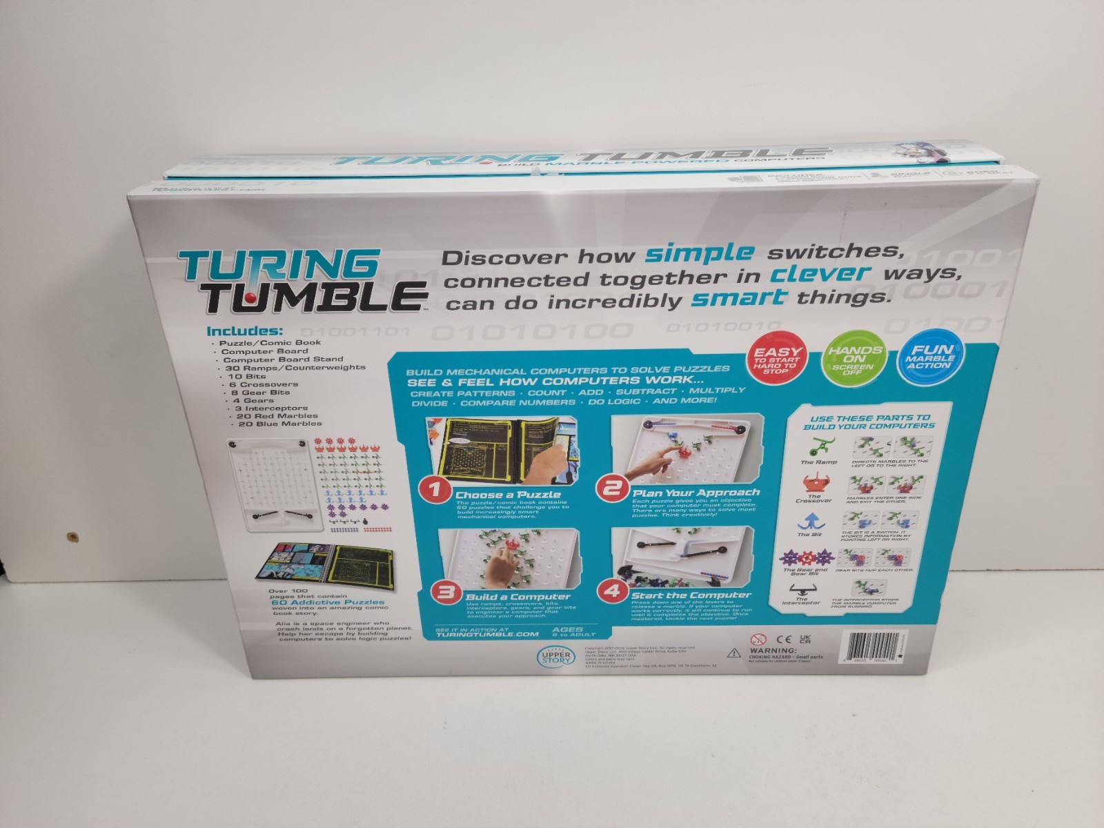 NEW Turing Tumble Build Marble-Powered Computers Coding Game Anime School Game