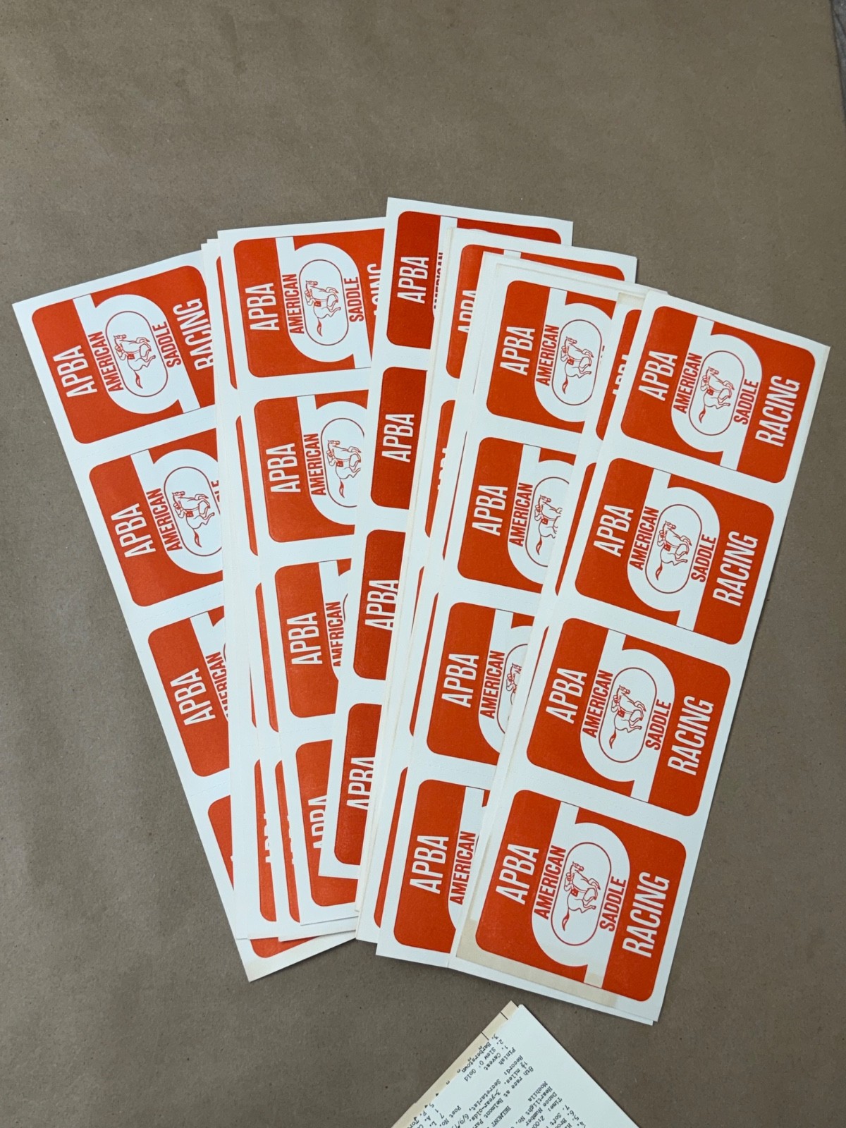 Vintage APBA American Saddle Racing Game Cards – Complete 1983 Racing Season