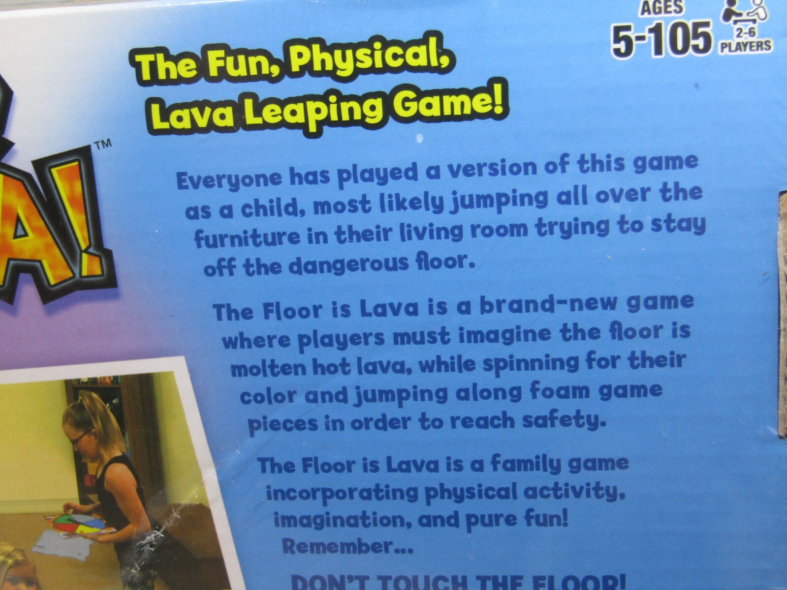 Endless Games, “The Floor is Lava”, Interactive Board Game. NIB.