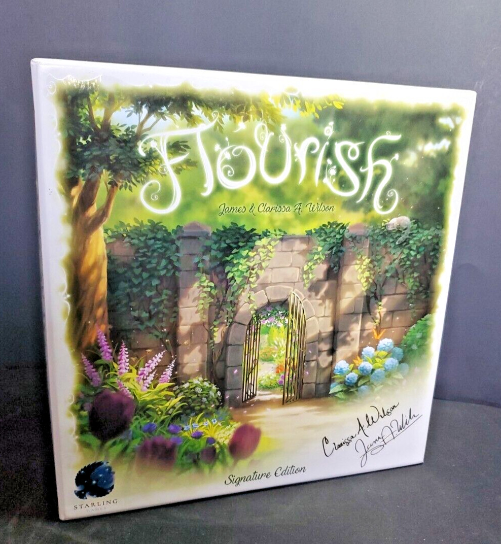 Starling Game “Flouish” Board Game Signature Edition 1-7 Players 1st Edition