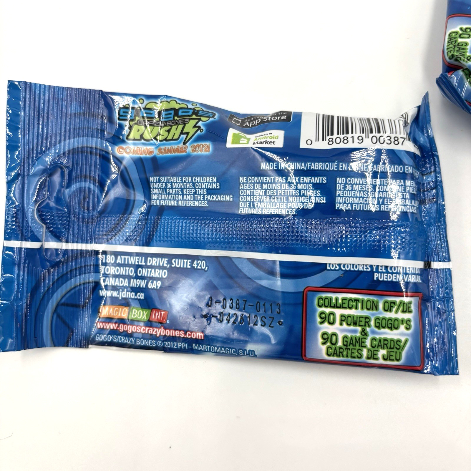 2 Sealed Series 4 Power Packs of Gogos Crazy Bones
