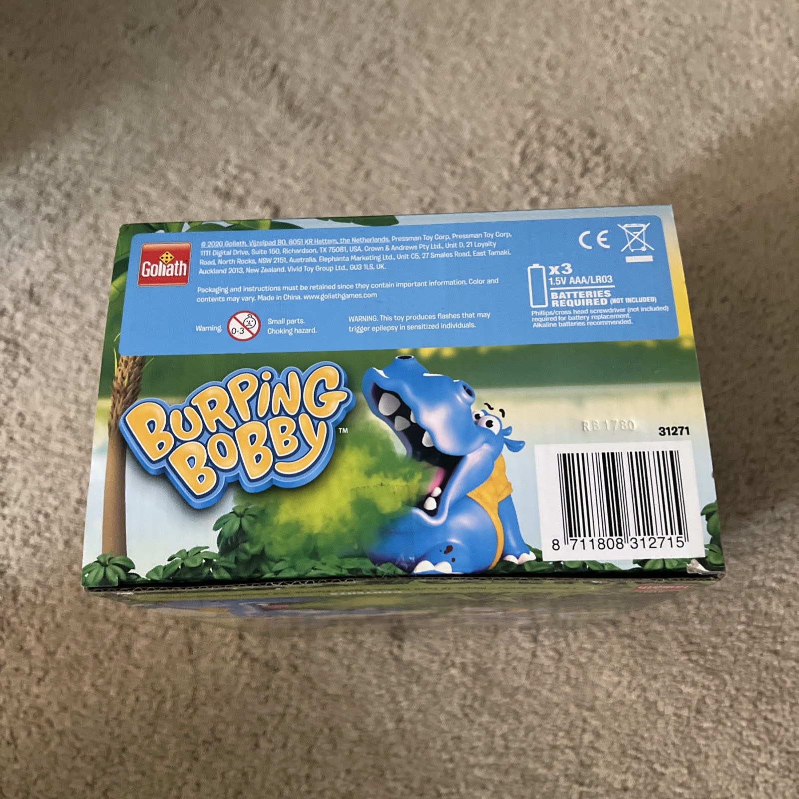 Goliath Games – Burping Bobby Children’s Game – Kids Ages 4+ – Fun Funny Family