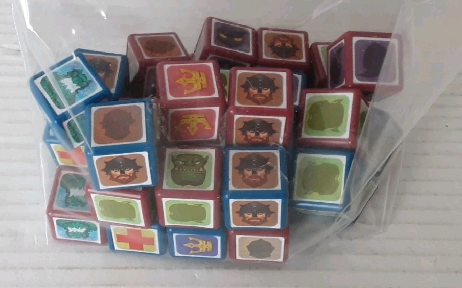 Cube Quest Board Game 38 Dice Die Replacement Parts