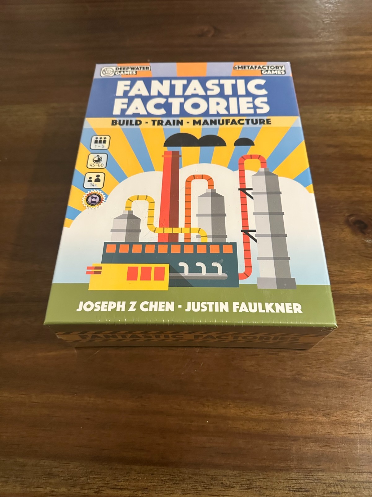 Fantastic Factories Base Board Game By Deep Water Games NEW FACTORY SEALED